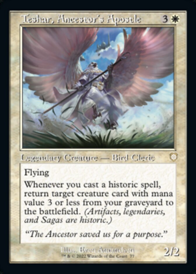 Teshar, Ancestor's Apostle (Retro) [The Brothers' War Commander] | Odin's Place