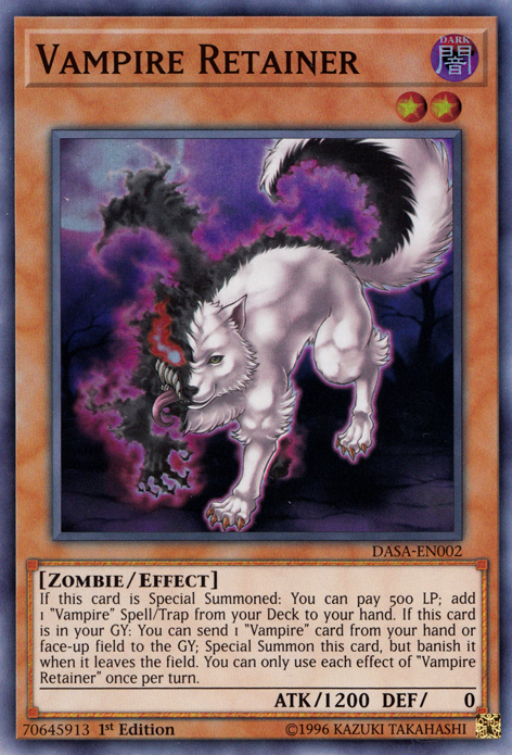 Vampire Retainer [DASA-EN002] Super Rare | Odin's Place