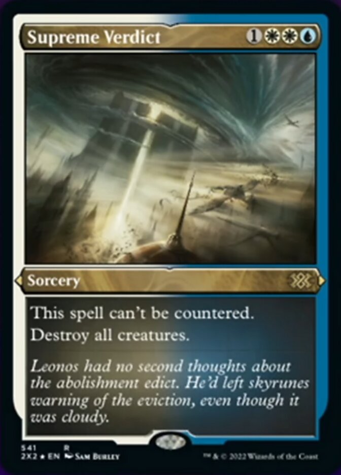 Supreme Verdict (Foil Etched) [Double Masters 2022] | Odin's Place