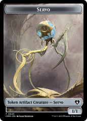 Soldier // Servo Double-Sided Token [Commander Masters Tokens] | Odin's Place