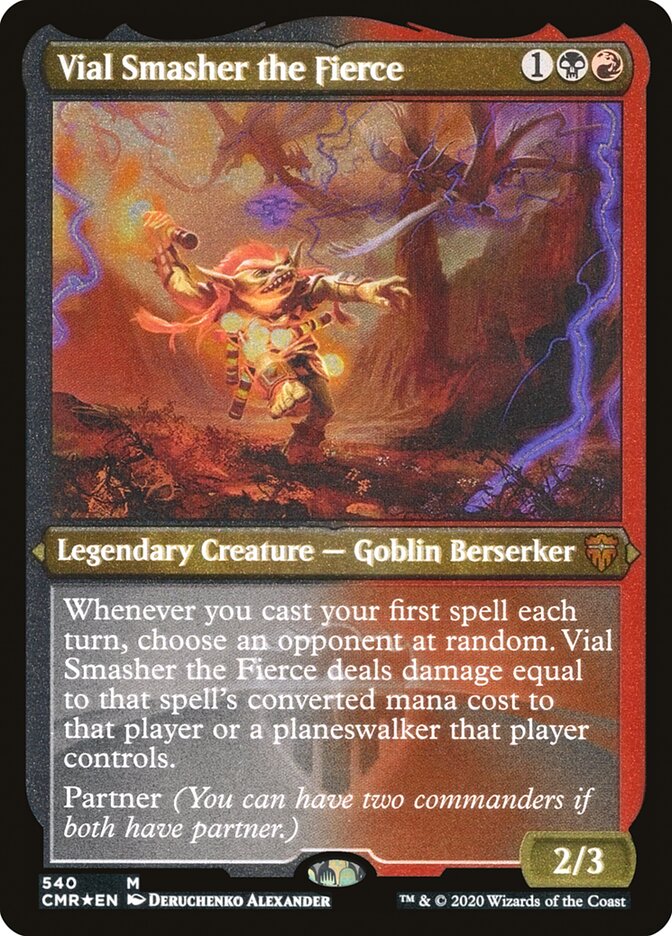 Vial Smasher the Fierce (Etched) [Commander Legends] | Odin's Place