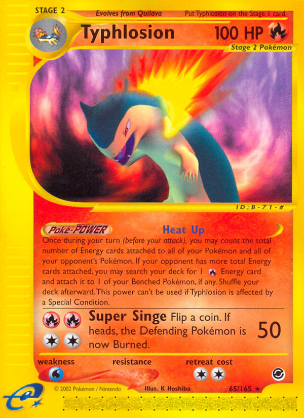 Typhlosion (65/165) [Expedition: Base Set] | Odin's Place