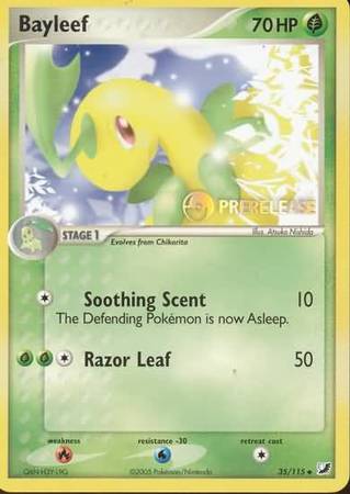 Bayleef (35/115) (Prerelease Promo) [Nintendo: Black Star Promos] | Odin's Place