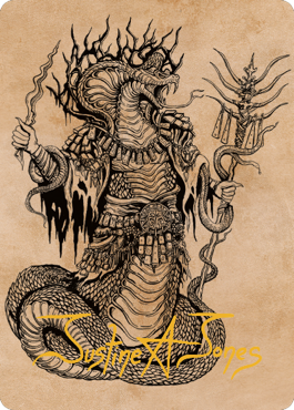 Sivriss, Nightmare Speaker Art Card (51) (Gold-Stamped Signature) [Commander Legends: Battle for Baldur's Gate Art Series] | Odin's Place