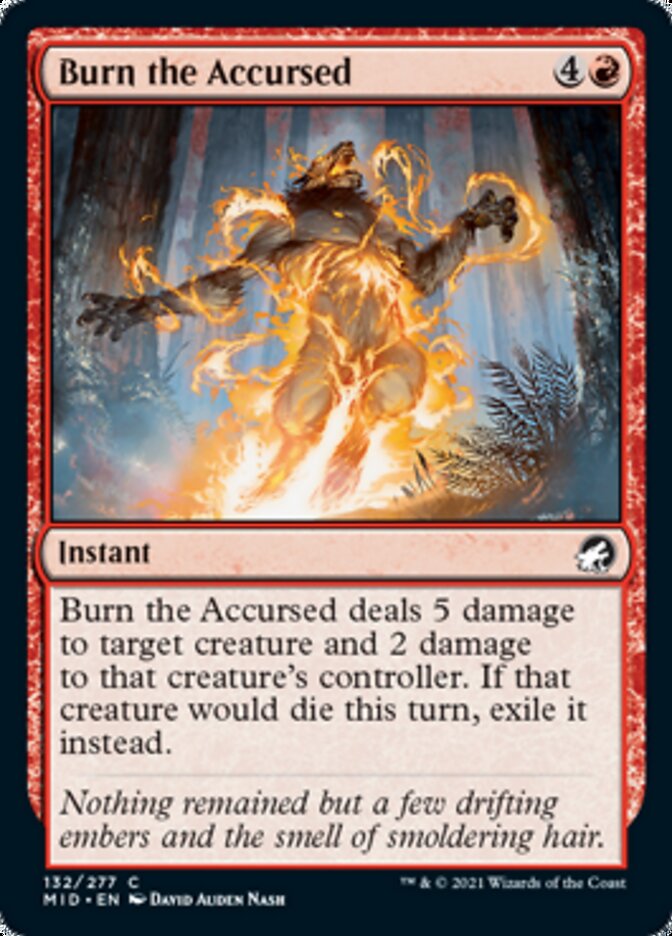 Burn the Accursed [Innistrad: Midnight Hunt] | Odin's Place