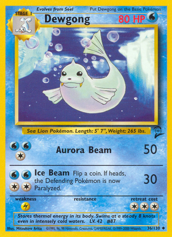 Dewgong (36/130) [Base Set 2] | Odin's Place