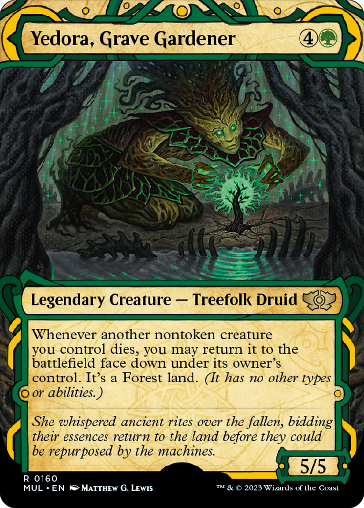 Yedora, Grave Gardener (Halo Foil) [Multiverse Legends] | Odin's Place