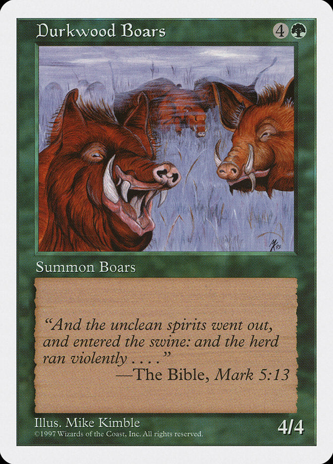 Durkwood Boars (289) [Fifth Edition] | Odin's Place