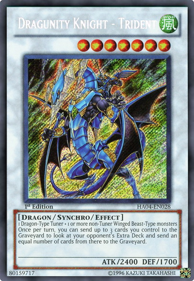 Dragunity Knight - Trident [HA04-EN028] Secret Rare | Odin's Place