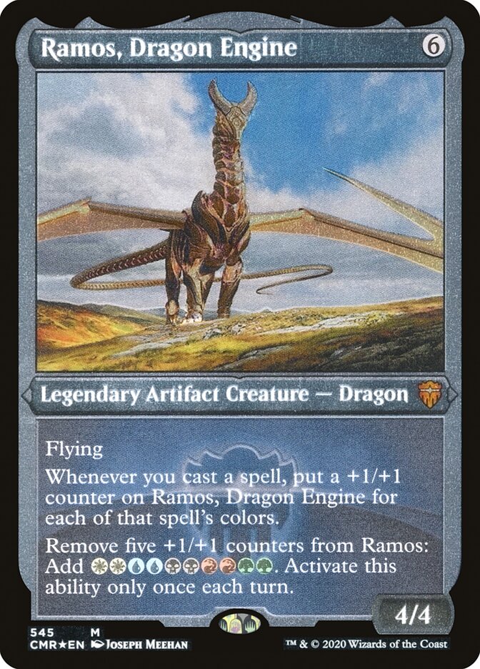 Ramos, Dragon Engine (Etched) [Commander Legends] | Odin's Place