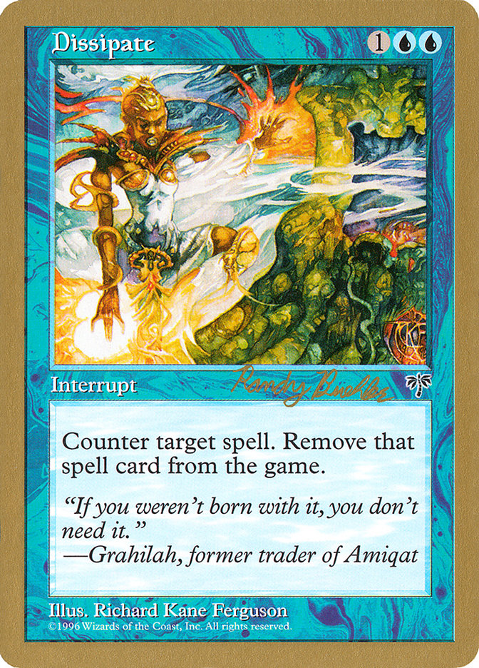 Dissipate (Randy Buehler) [World Championship Decks 1998] | Odin's Place
