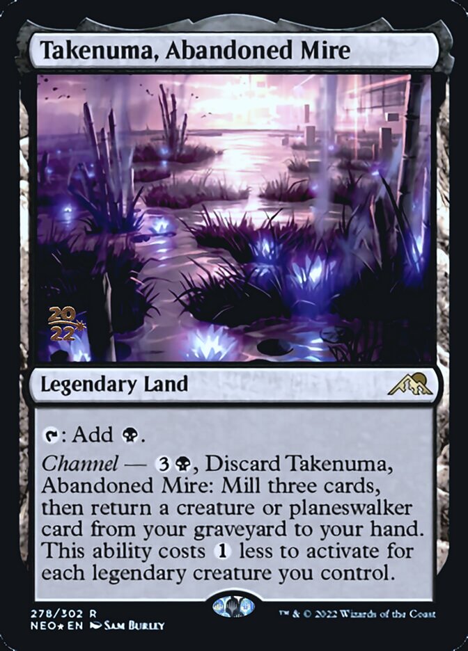 Takenuma, Abandoned Mire [Kamigawa: Neon Dynasty Prerelease Promos] | Odin's Place