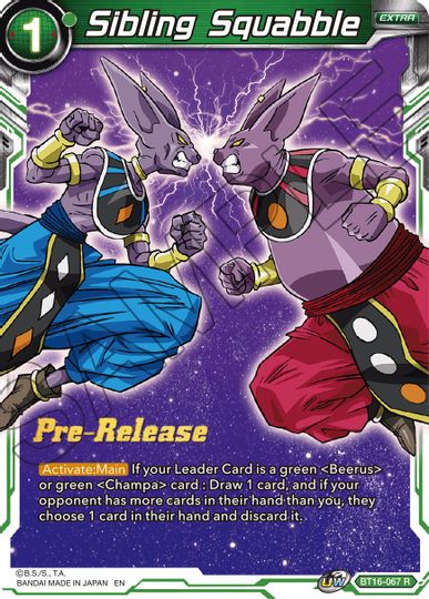 Sibling Squabble (BT16-067) [Realm of the Gods Prerelease Promos] | Odin's Place