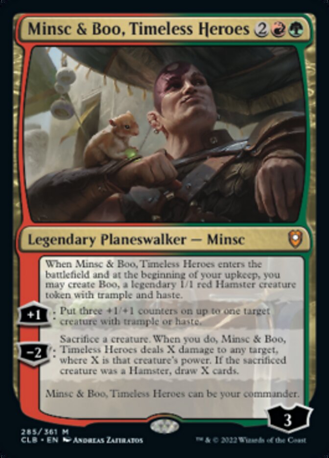 Minsc & Boo, Timeless Heroes [Commander Legends: Battle for Baldur's Gate] | Odin's Place
