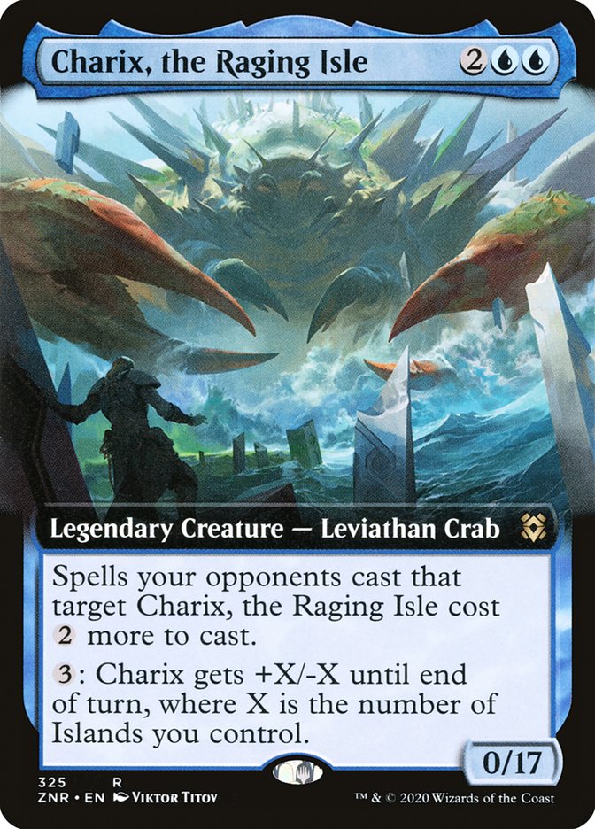 Charix, the Raging Isle (Extended Art) [Zendikar Rising] | Odin's Place