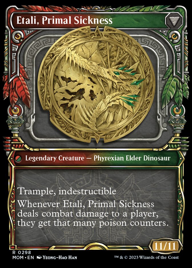 Etali, Primal Conqueror // Etali, Primal Sickness (Showcase Planar Booster Fun) [March of the Machine] | Odin's Place