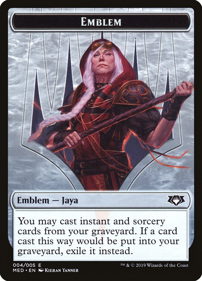 Jaya Ballard Emblem (4) [Mythic Edition Tokens] | Odin's Place