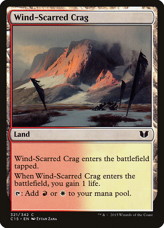 Wind-Scarred Crag (321) [Commander 2015] | Odin's Place