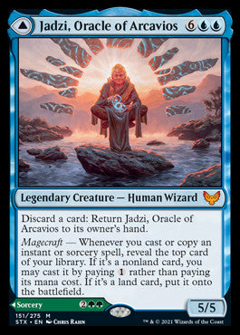 Jadzi, Oracle of Arcavios // Journey to the Oracle [Strixhaven: School of Mages] | Odin's Place