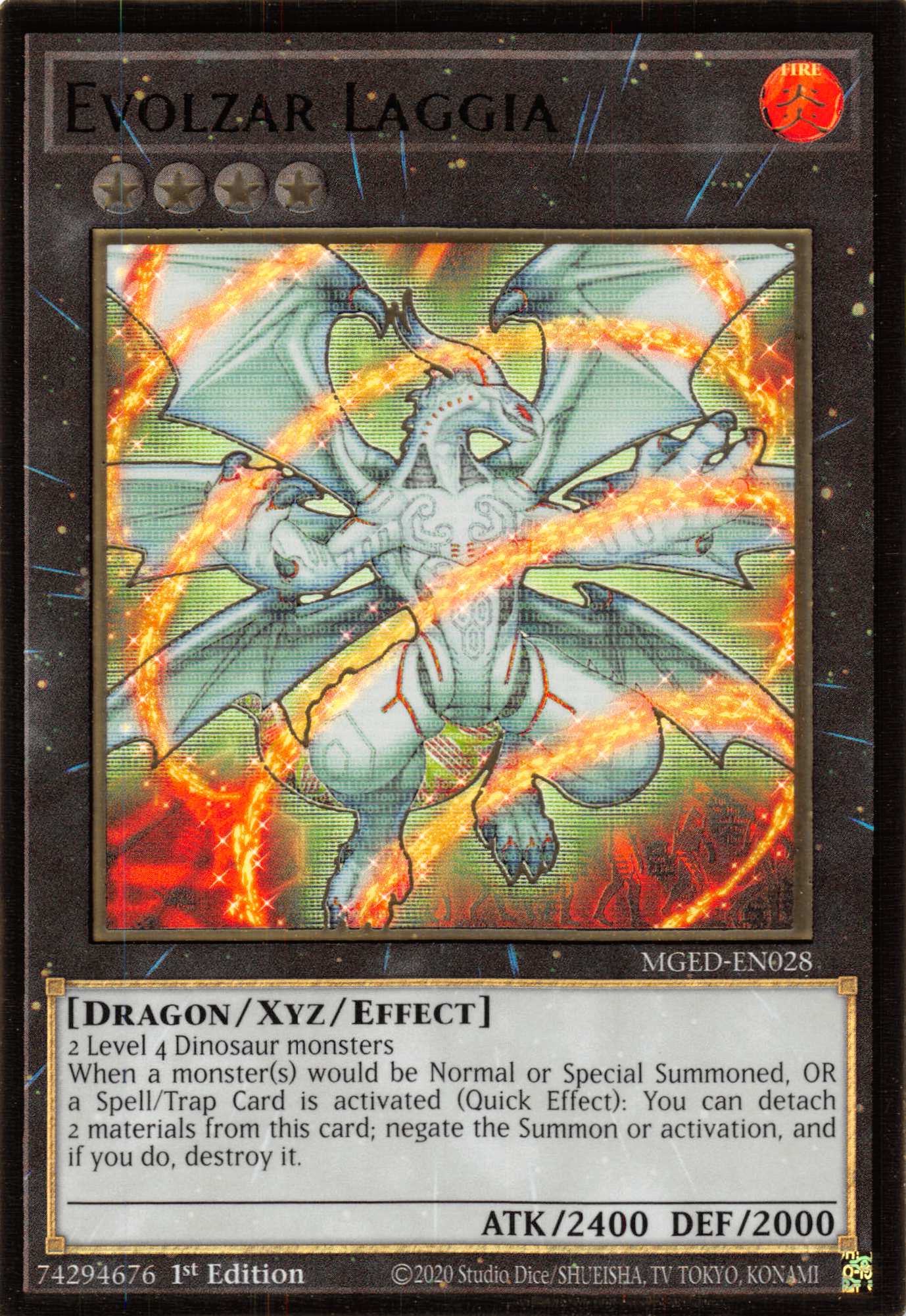 Evolzar Laggia [MGED-EN028] Gold Rare | Odin's Place