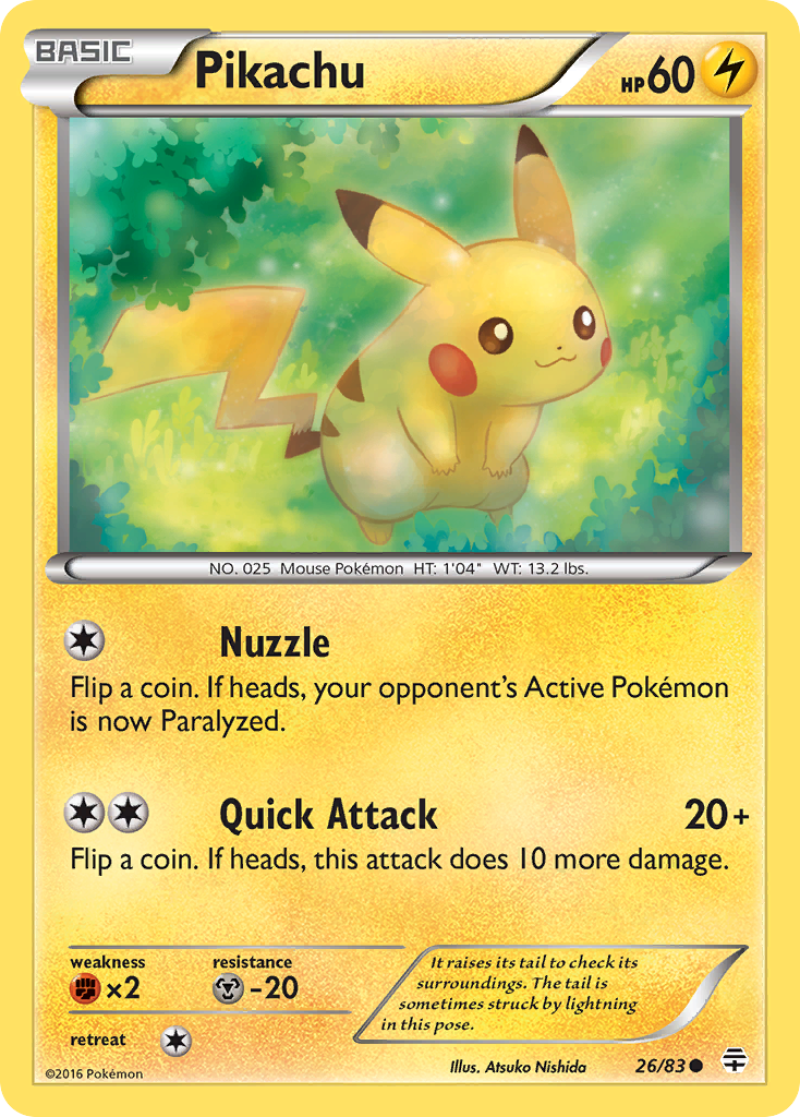 Pikachu (26/83) [XY: Generations] | Odin's Place