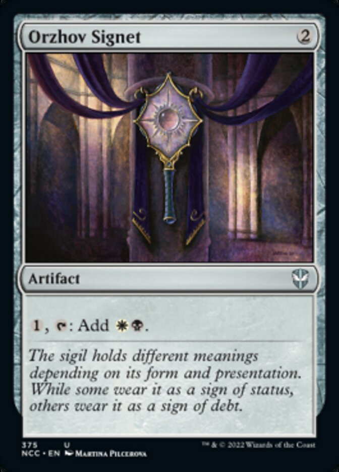 Orzhov Signet [Streets of New Capenna Commander] | Odin's Place