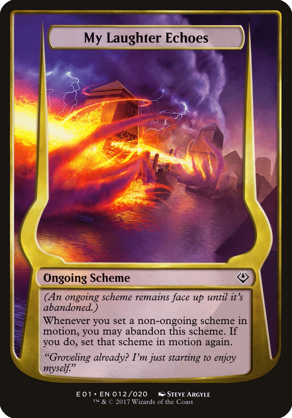 My Laughter Echoes (12) (Schemes) [Archenemy: Nicol Bolas Schemes] | Odin's Place