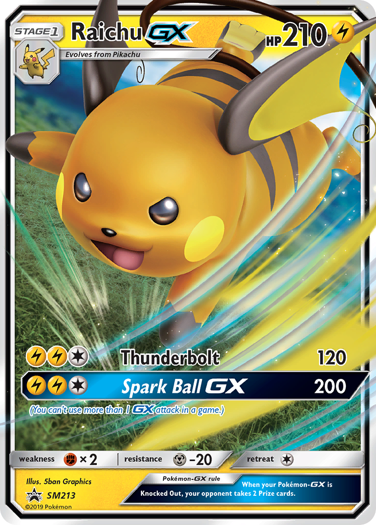 Raichu GX (SM213) [Sun & Moon: Black Star Promos] | Odin's Place