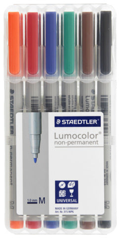 Chessex WATER SOLUBLE MAT MARKER SET (6CT) | Odin's Place