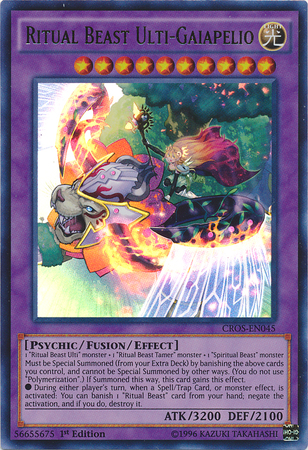 Ritual Beast Ulti-Gaiapelio [CROS-EN045] Ultra Rare | Odin's Place