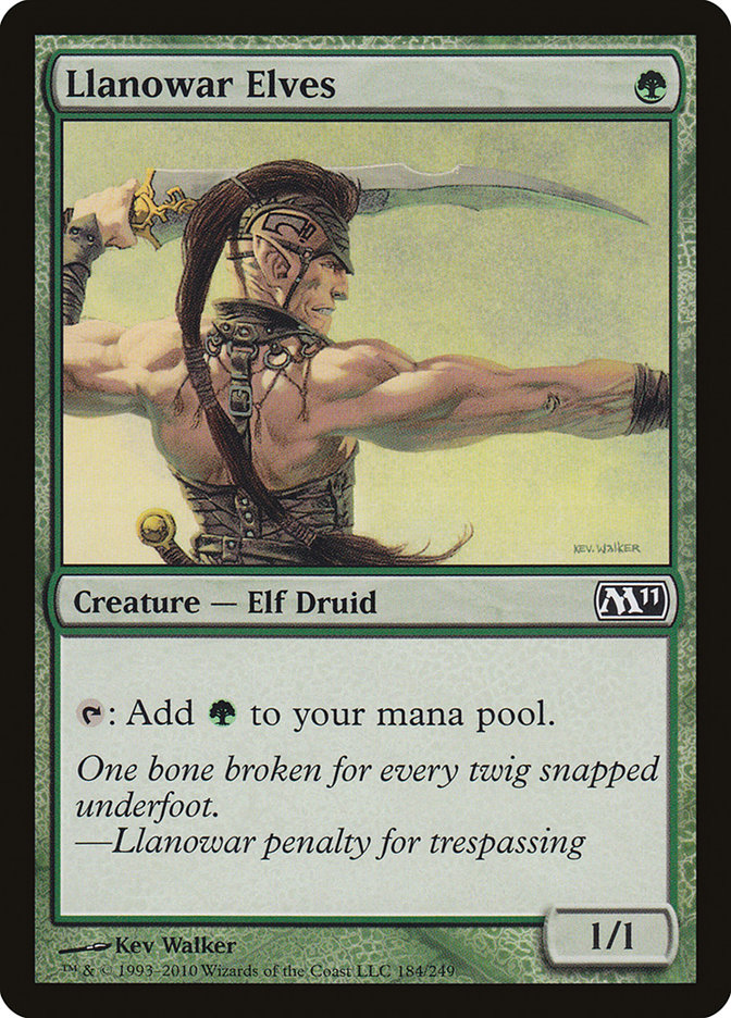 Llanowar Elves (184) [Magic 2011] | Odin's Place