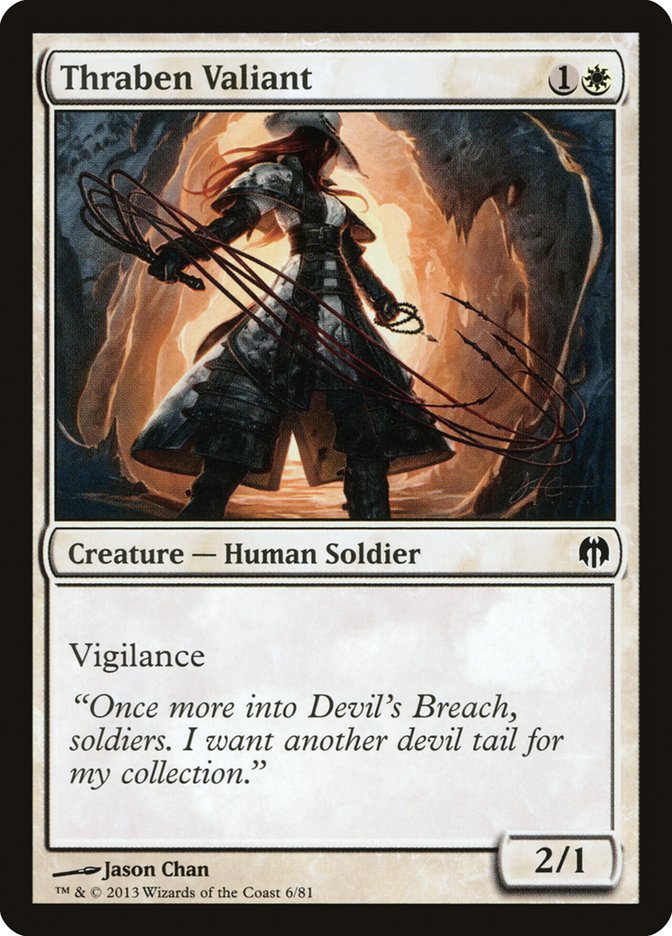 Thraben Valiant (6) [Duel Decks: Heroes vs. Monsters] | Odin's Place