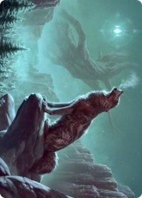 Sarulf's Packmate Art Card [Kaldheim Art Series] | Odin's Place