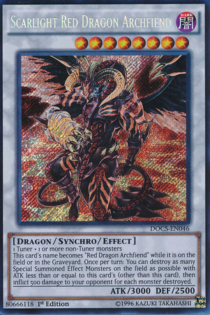 Scarlight Red Dragon Archfiend [DOCS-EN046] Secret Rare | Odin's Place