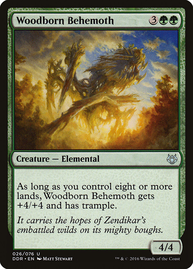 Woodborn Behemoth (26) [Duel Decks: Nissa vs. Ob Nixilis] | Odin's Place