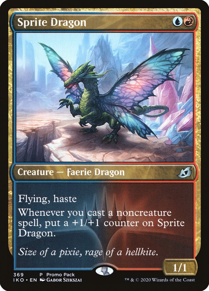 Sprite Dragon (Promo Pack) [Ikoria: Lair of Behemoths Promos] | Odin's Place