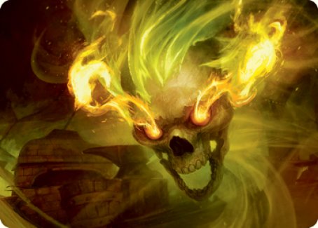 Flameskull Art Card [Dungeons & Dragons: Adventures in the Forgotten Realms Art Series] | Odin's Place