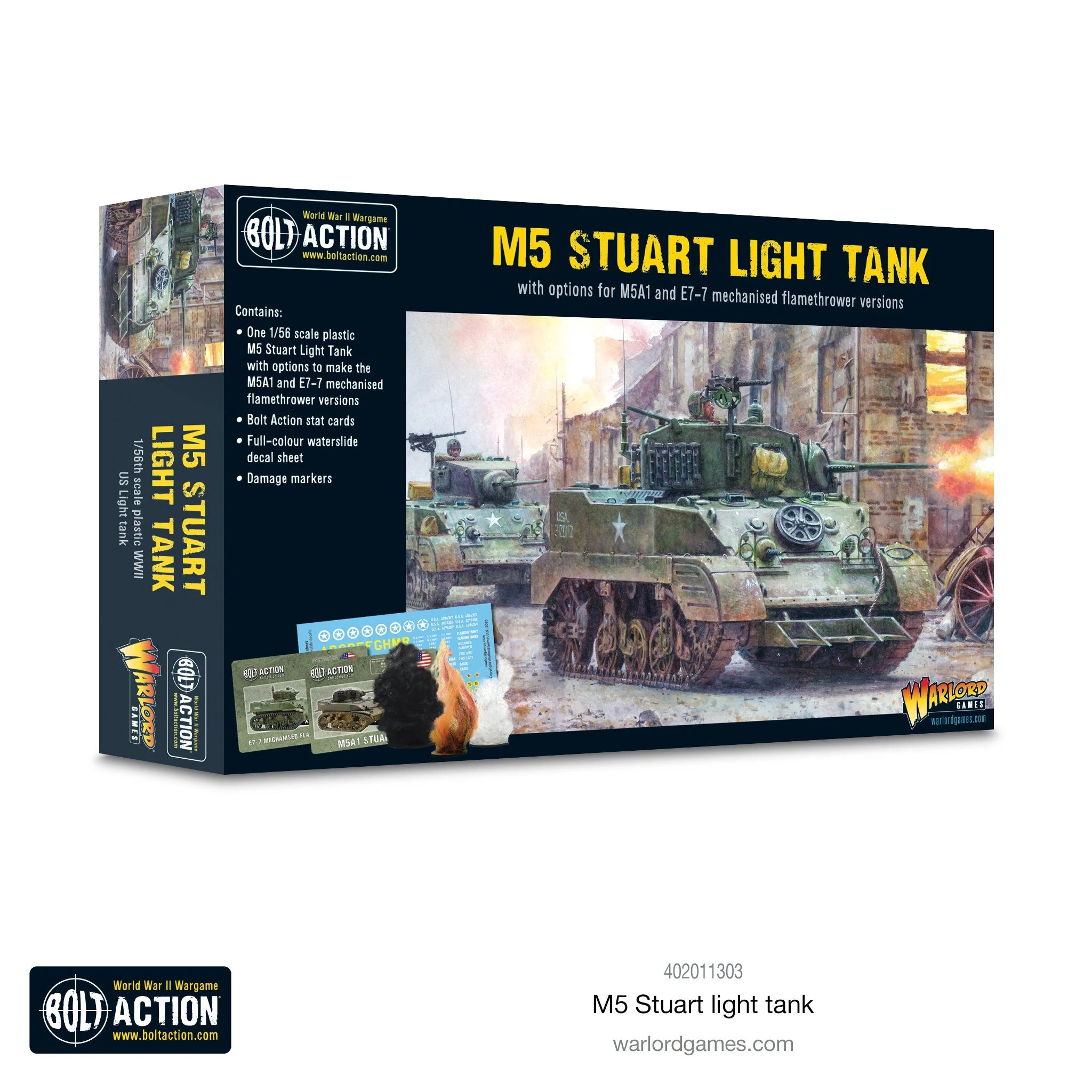 Bolt Action: M5 Stuart Light Tank | Odin's Place