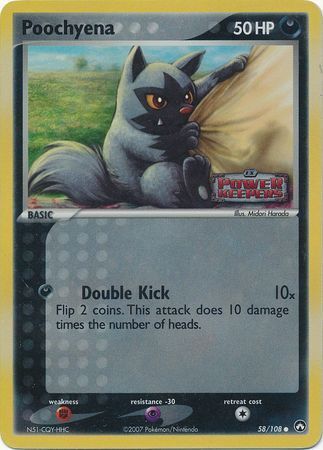 Poochyena (58/108) (Stamped) [EX: Power Keepers] | Odin's Place