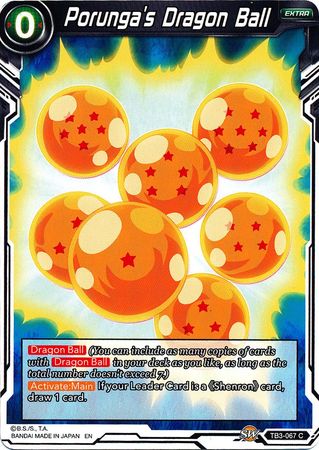Porunga's Dragon Ball (TB3-067) [Clash of Fates] | Odin's Place