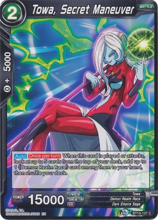 Towa, Secret Maneuver (BT10-137) [Rise of the Unison Warrior] | Odin's Place