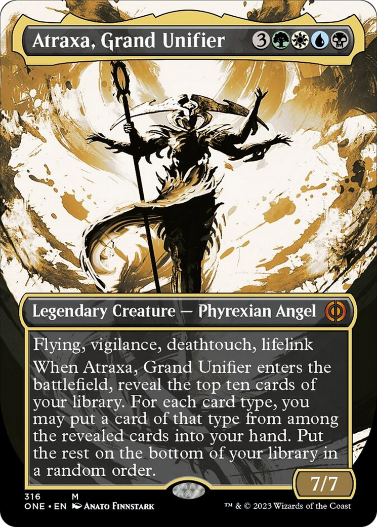 Atraxa, Grand Unifier (Borderless Ichor) [Phyrexia: All Will Be One] | Odin's Place