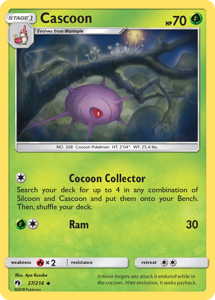 Cascoon (27/214) [Sun & Moon: Lost Thunder] | Odin's Place