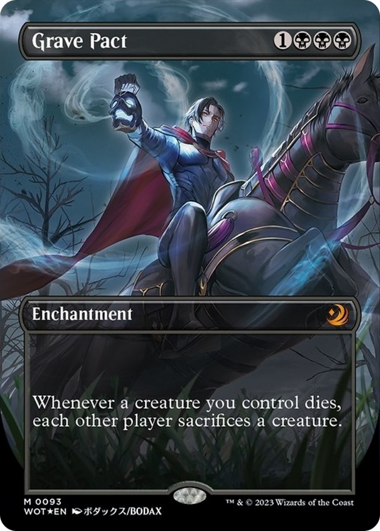 Grave Pact (Anime Borderless) (Confetti Foil) [Wilds of Eldraine: Enchanting Tales] | Odin's Place