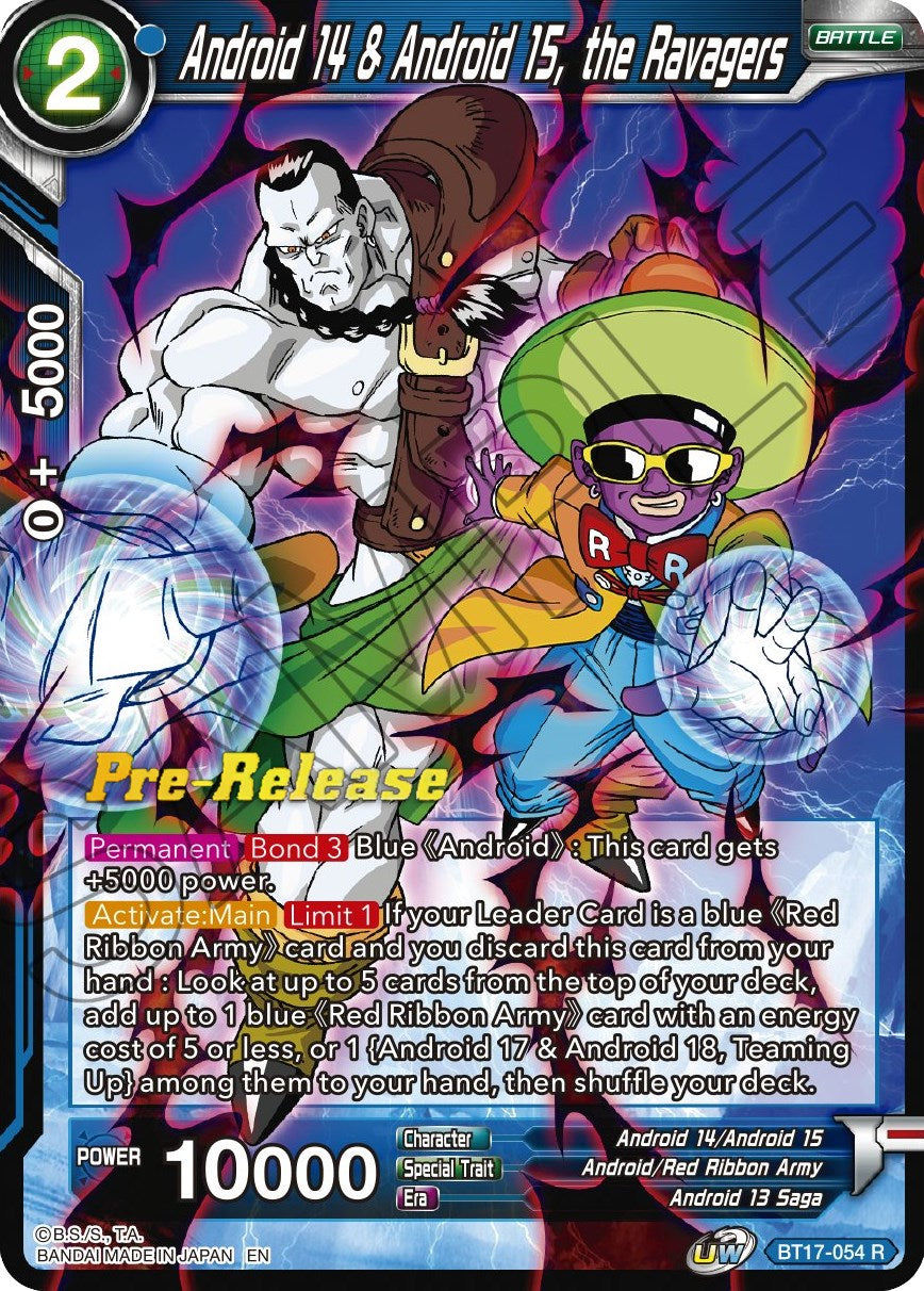 Android 14 & Android 15, the Ravagers (BT17-054) [Ultimate Squad Prerelease Promos] | Odin's Place