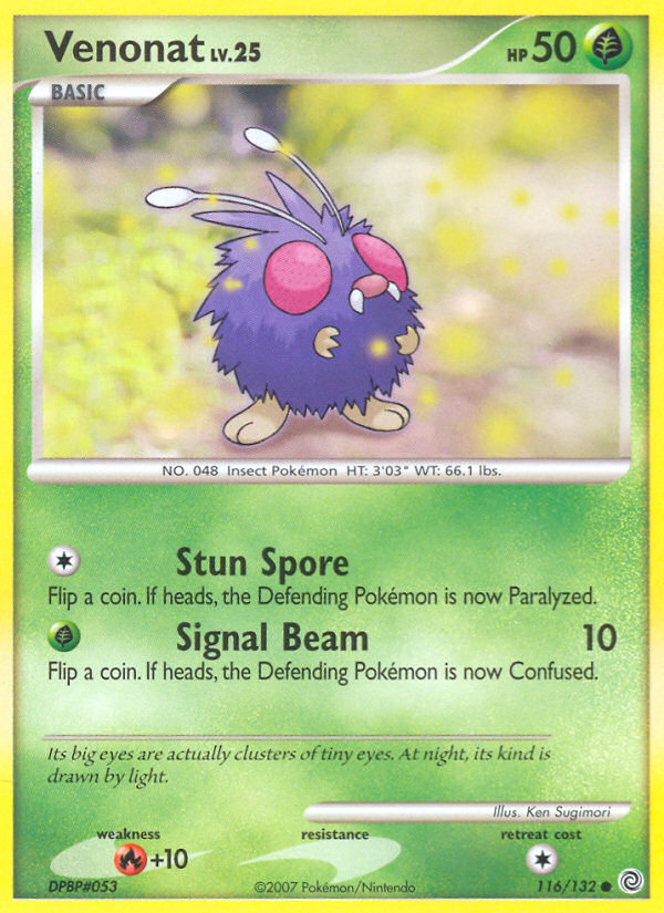 Venonat (116/132) [Diamond & Pearl: Secret Wonders] | Odin's Place