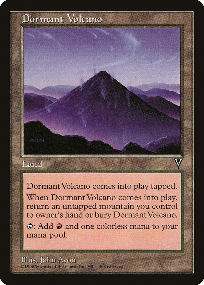 Dormant Volcano (161) [Visions] | Odin's Place