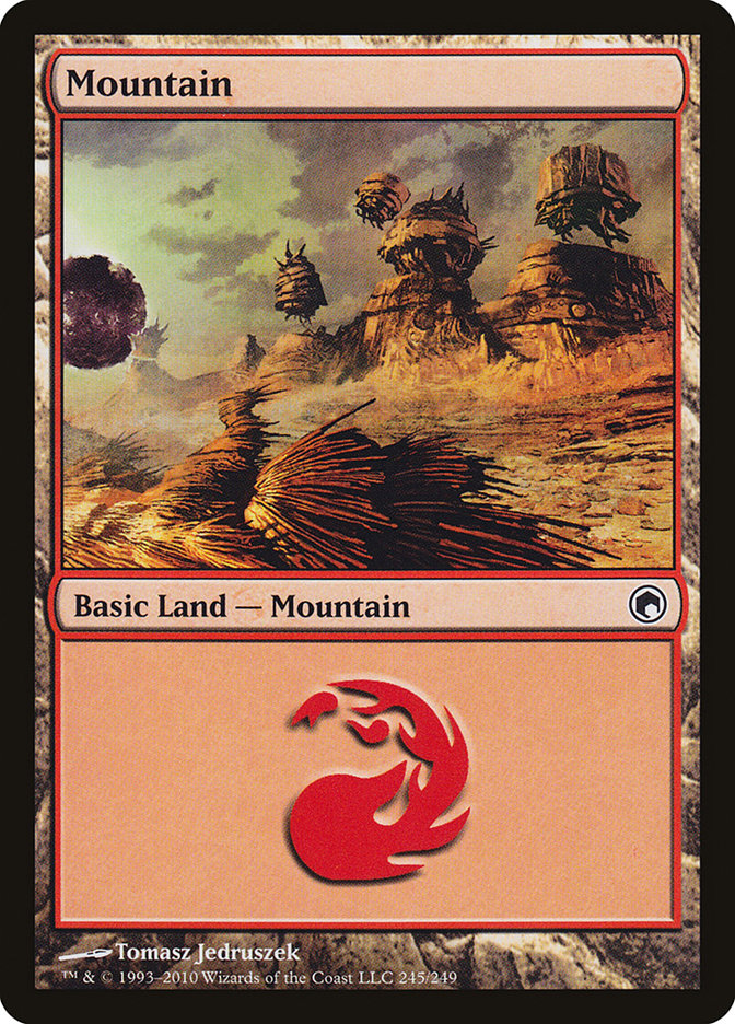 Mountain (245) [Scars of Mirrodin] | Odin's Place