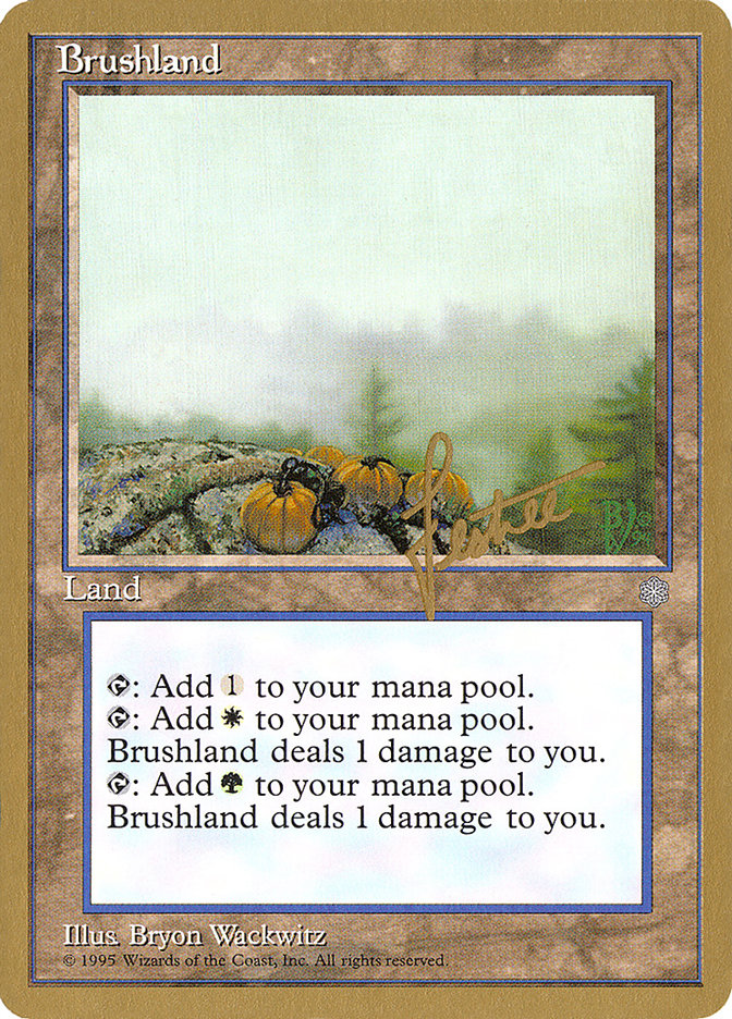 Brushland (Bertrand Lestree) [Pro Tour Collector Set] | Odin's Place