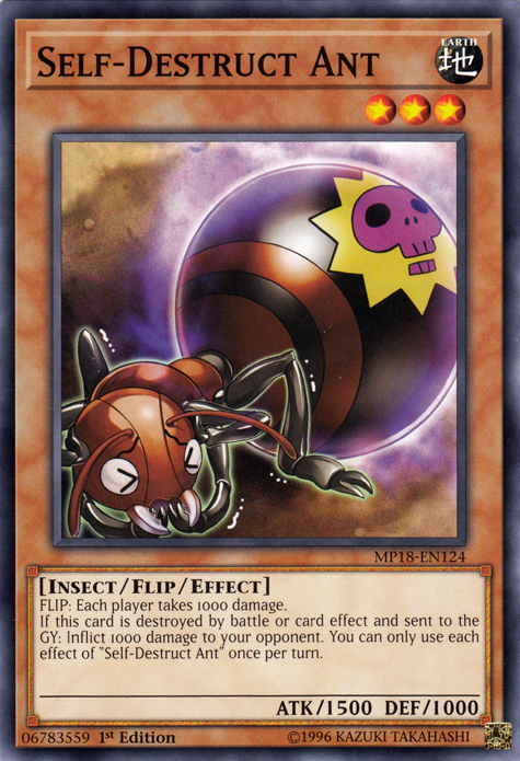 Self-Destruct Ant [MP18-EN124] Common | Odin's Place